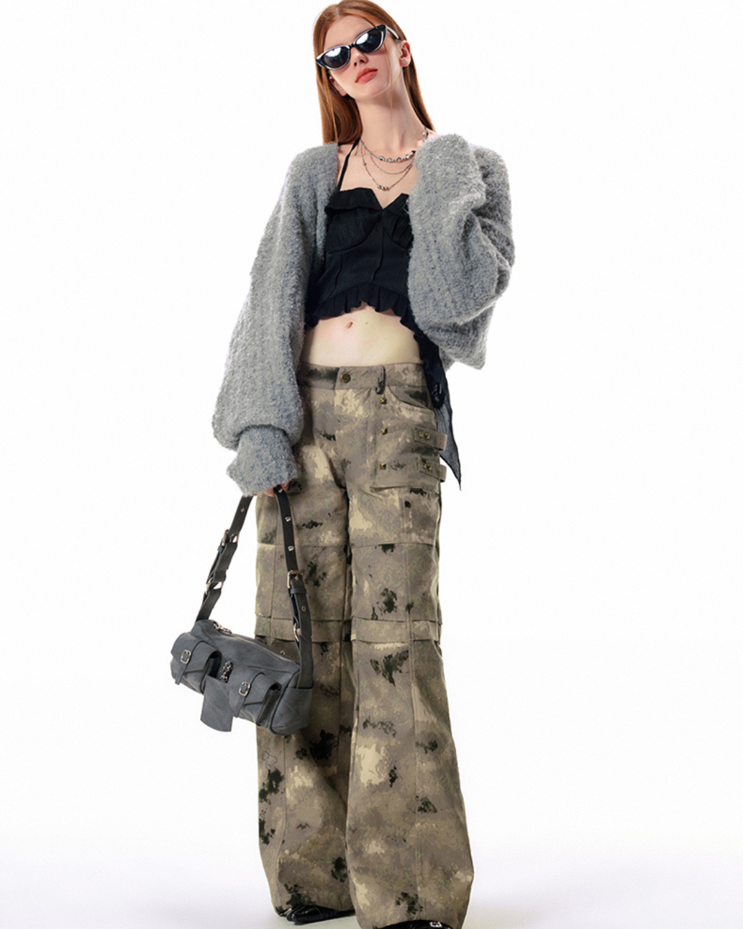 Loose Camouflage Wide Pants VSE0038