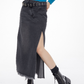 Side Split Long Denim Skirt ZZF0073