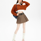 Double Waist Pleated Skirt MLD0022
