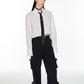 Tie & Pin Short Length Shirt EIT0019