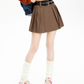 Double Waist Pleated Skirt MLD0022