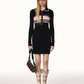 Polo Rib Knit Mini Dress IMO0039