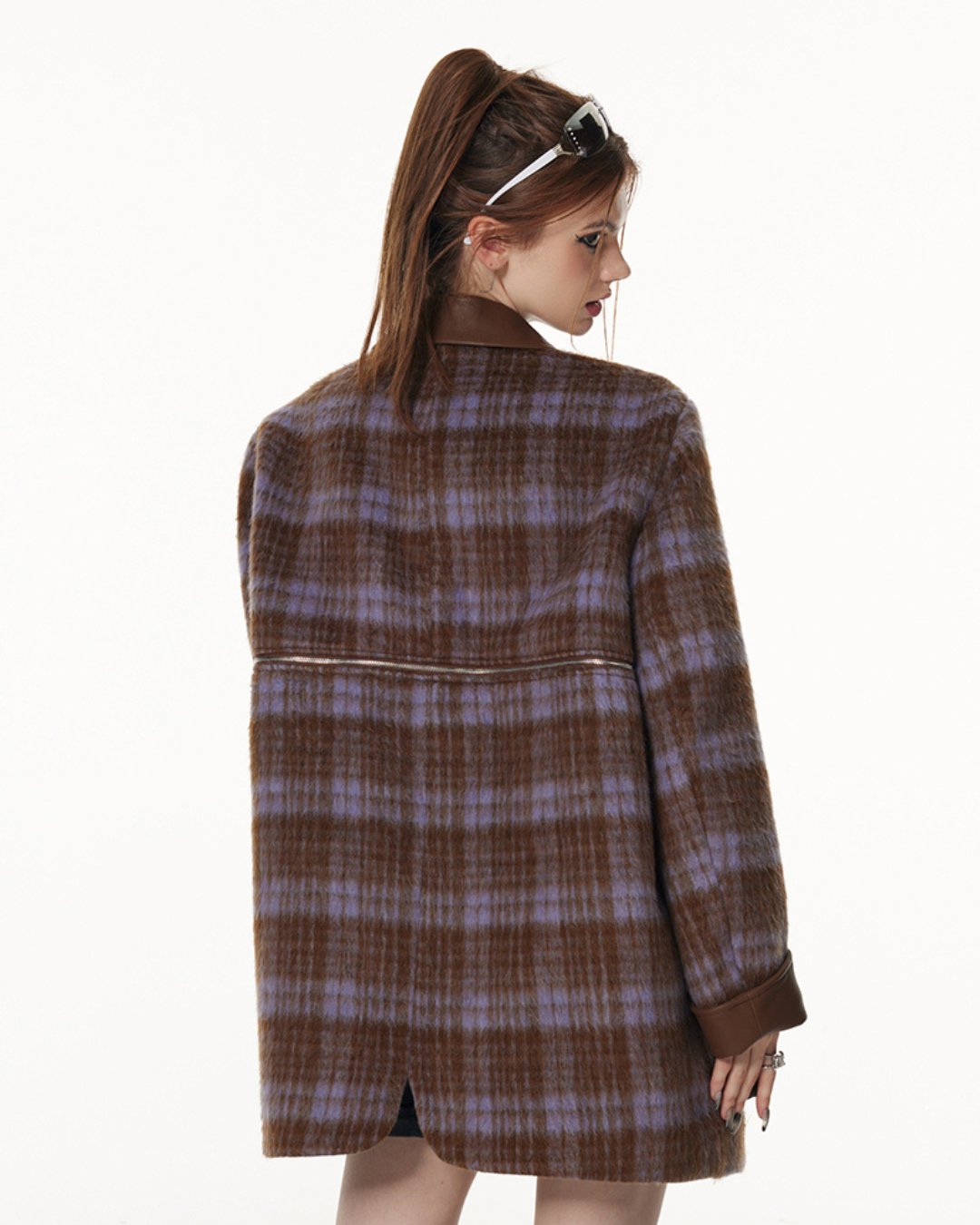 Plaid Panel Jacket VSE0003