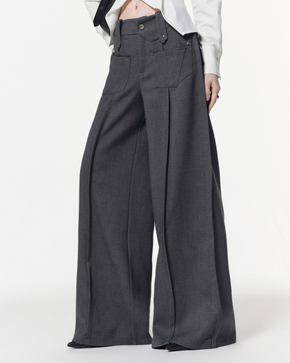 Casual Straight Wide Pants VSE0018