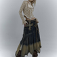 Gradient Vintage Denim Skirt NOR0030
