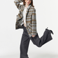 Removable Plaid Jacket VSE0013