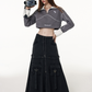 Bicolor Cropped Pullover VSE0004
