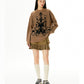 Chandelier Loose Brown Knit Tops ART0009