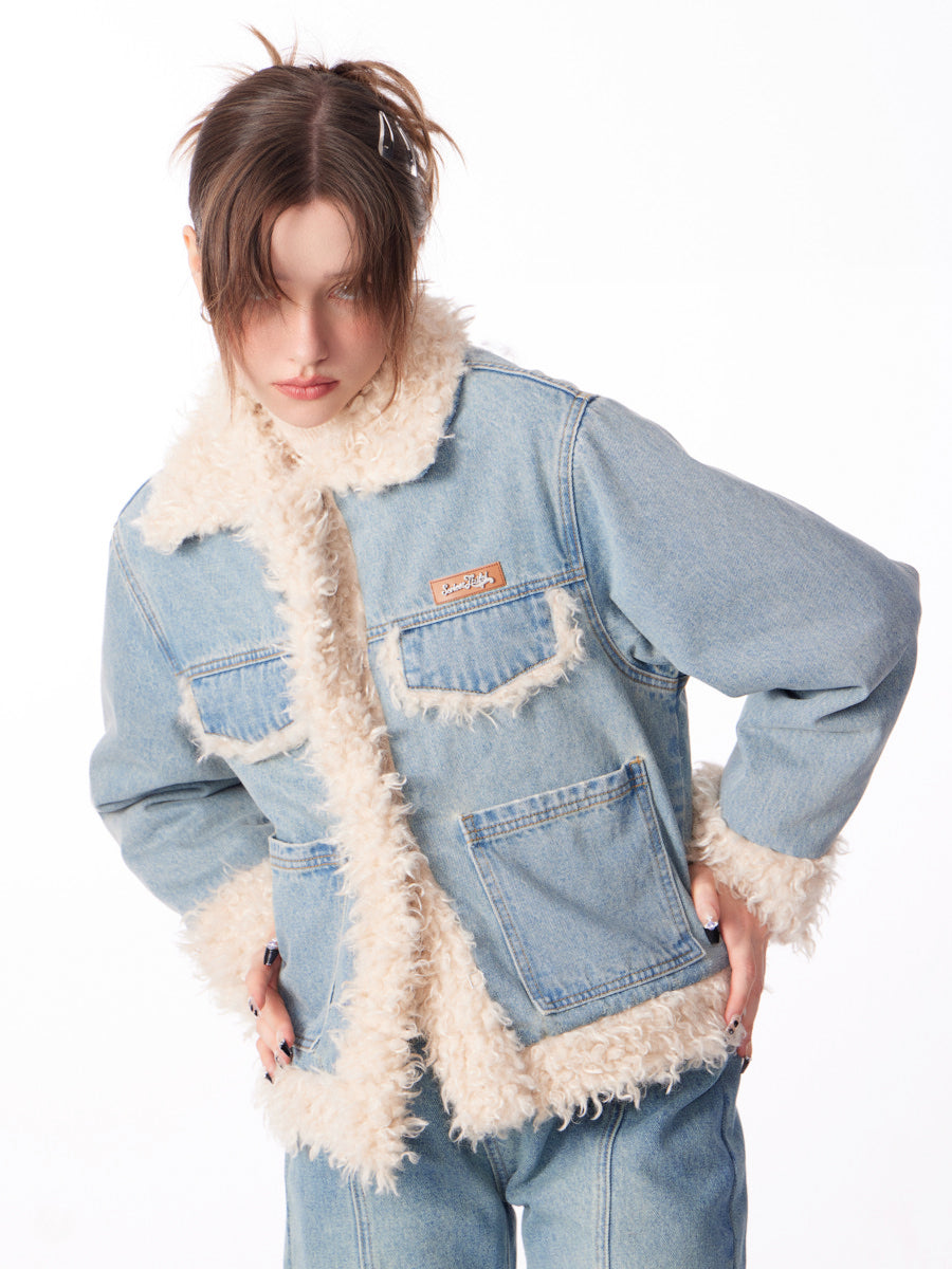 Thick Cotton Denim Coat ZZF0053