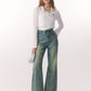 Wide Legged Denim Pants ZZF0116