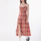 Retro Plaid Camisole Dress ZZF0199