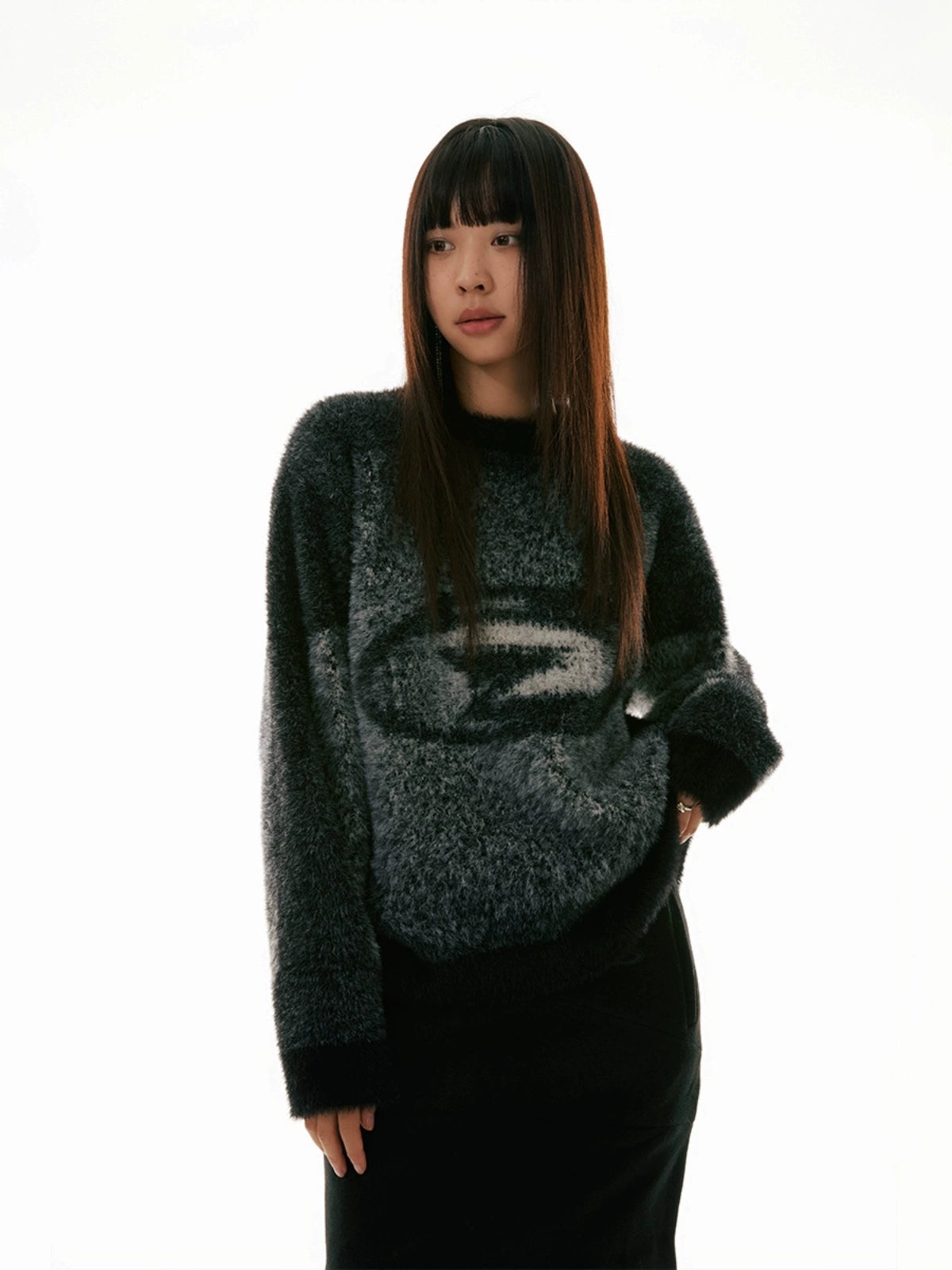 Mode Gradient Knit Tops FUF0003