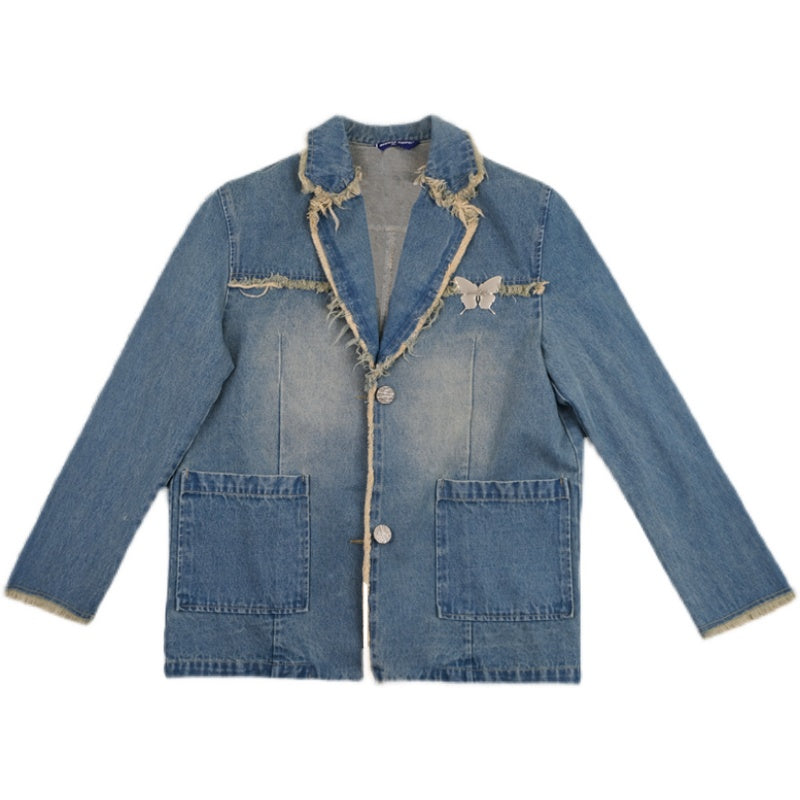 American Retro Tide Denim Jacket ZZF0072