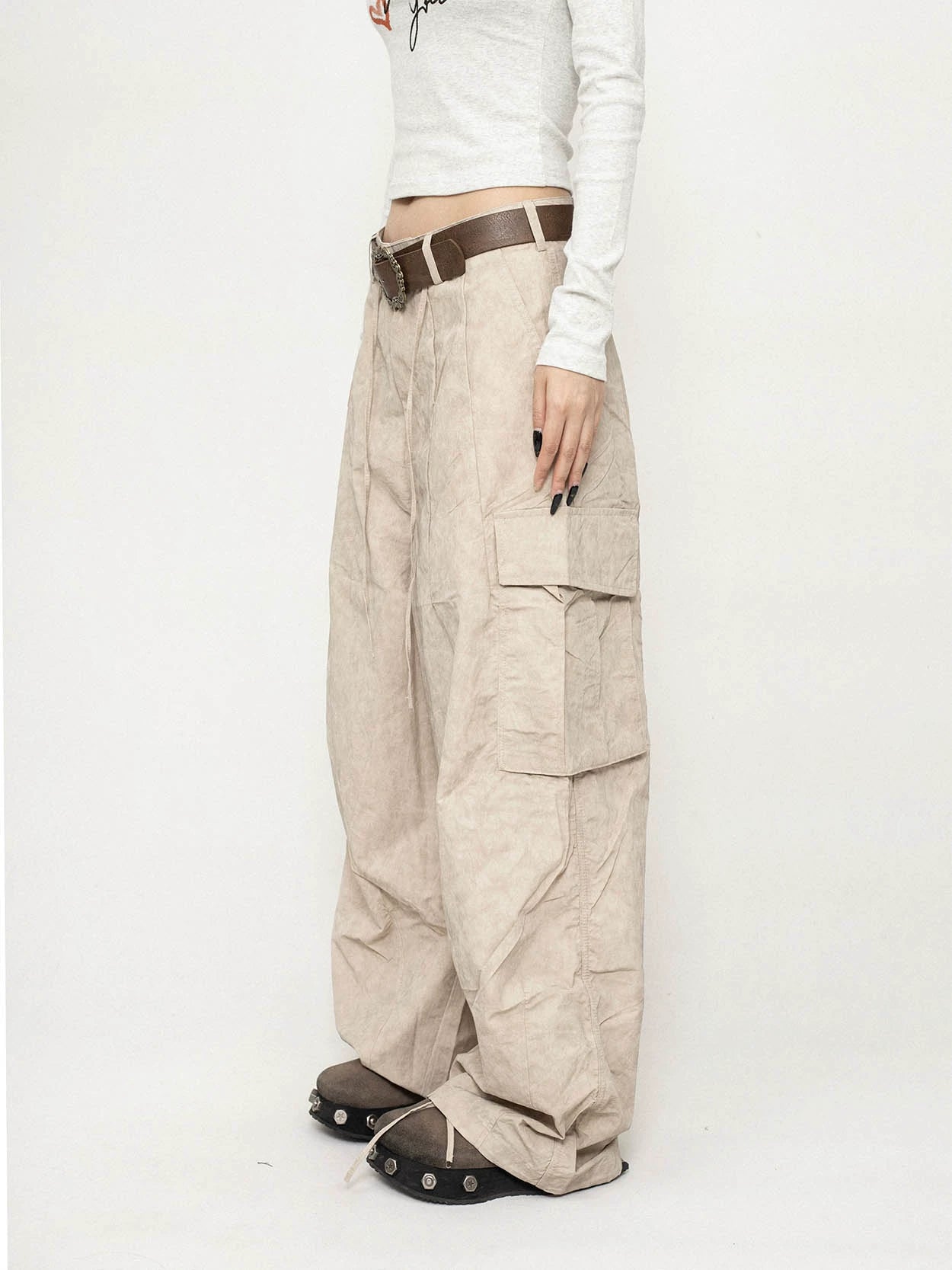 Wide Cargo Pants ZRS0003