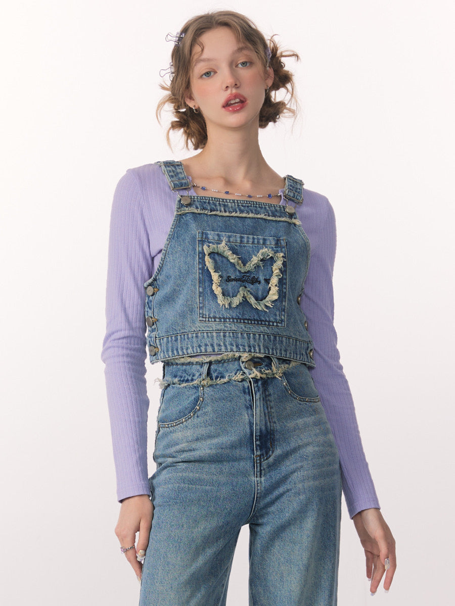 Denim Overalls ZZF0123