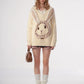 Bunny Girl Apricot Over Knit ZZF0283