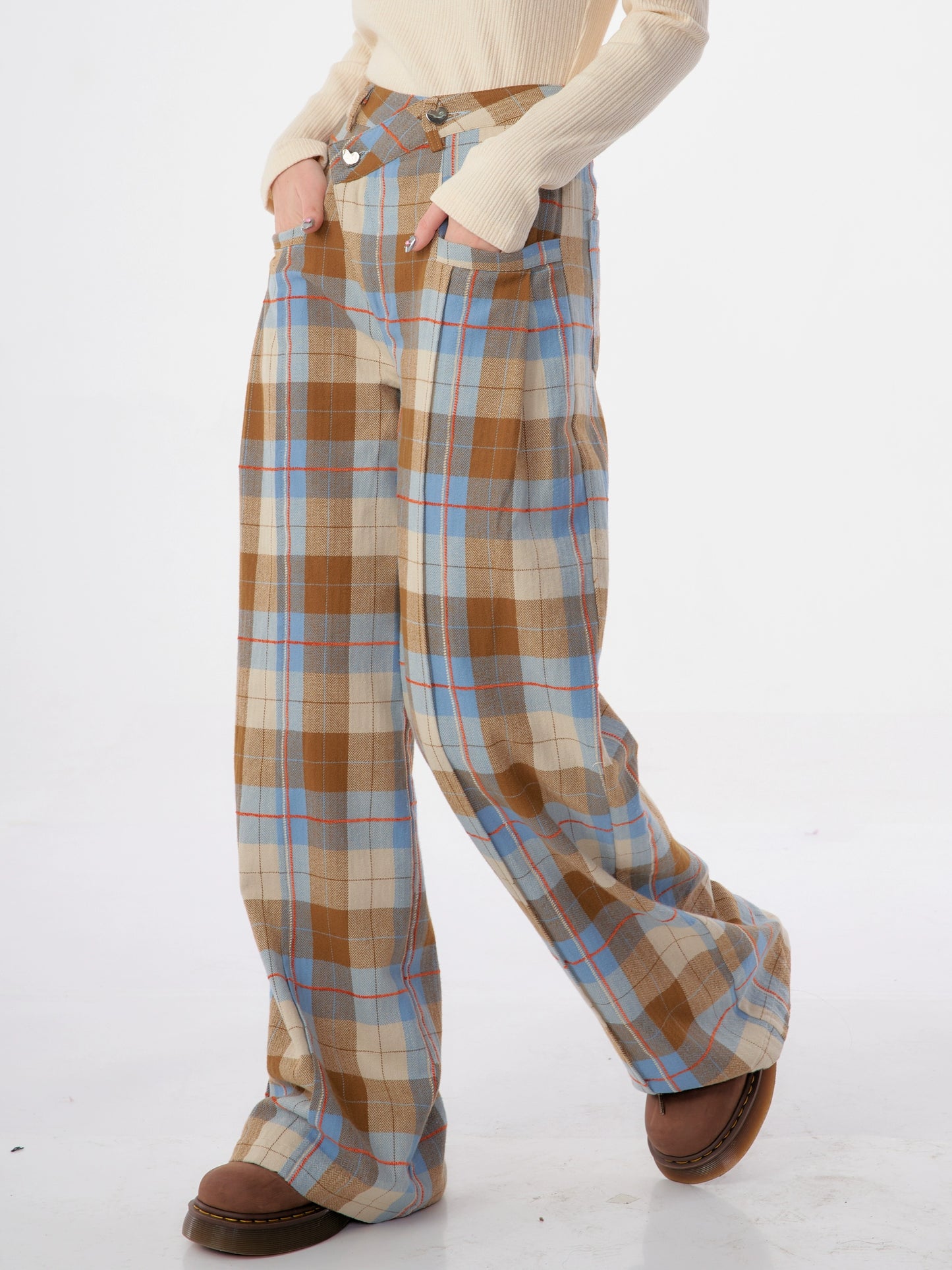 Plaid Casual Pants ZZF0318