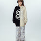 Bicolor Zip Hoodie AXN0011