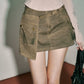 Vintage Cargo Mini Skirt  YKH0010