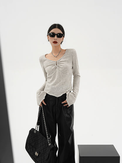 V-Neck Center Drost Knit SRS0208