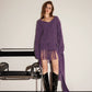 Off The Shoulder Knit With Muffler keb0001