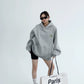 Retro Floral Embroidery Sweat Hoodie YLS0044