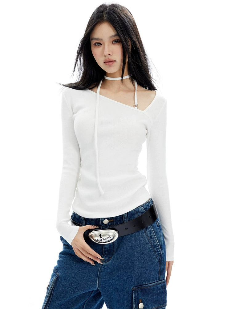 Asymmetrical Strap Tops APA0012