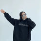 Floral Logo Sweat Hoodie YLS0003