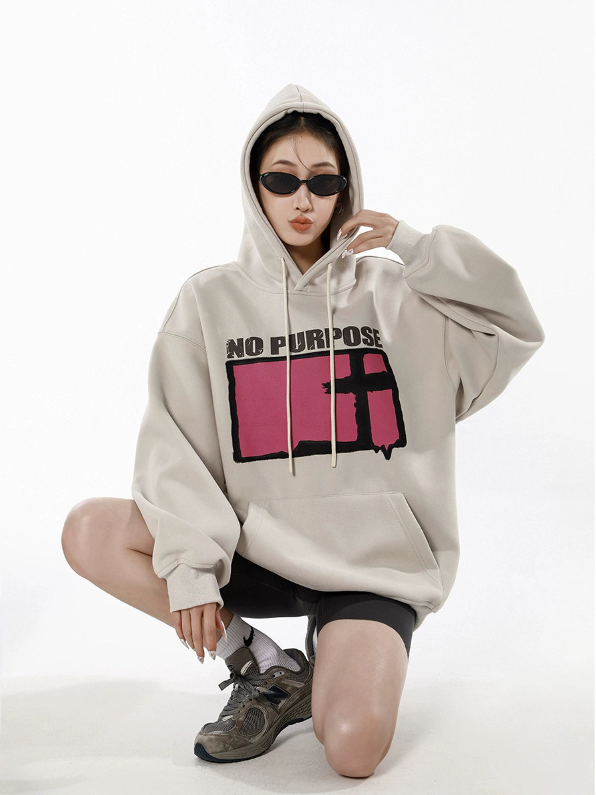 Back Print Sweat Hoodie ICM0008