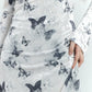 Butterfly Velvet Slim Dress lgh0001