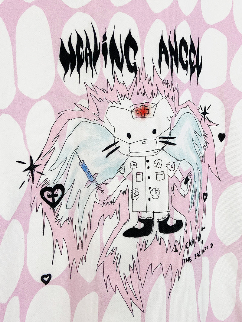 Healing Angel Cat Hoodie CRC0031