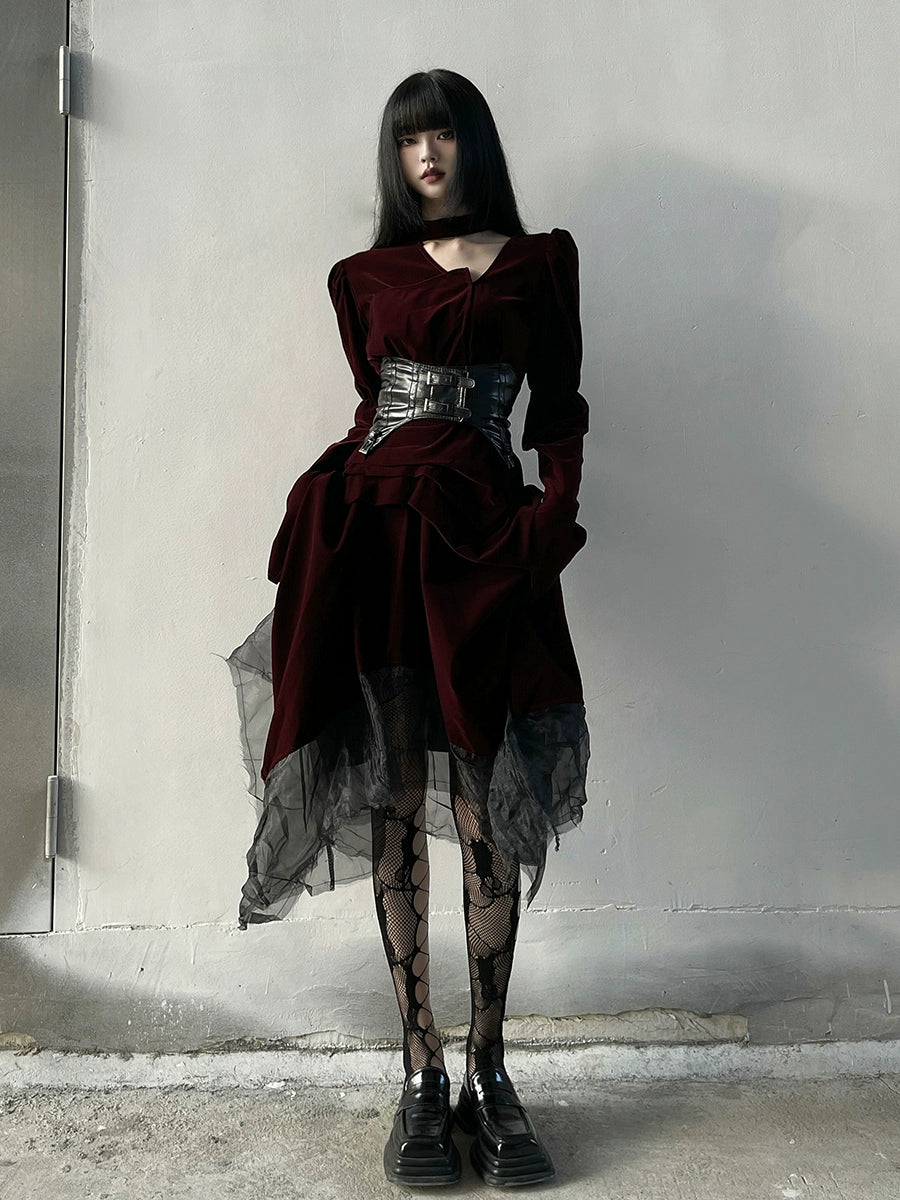 Retro Gothic Dress lgh0005