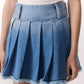 Gradient Pleated Skirt ZZF0119