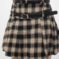 American Retro Checkered Skirt ZZF0055