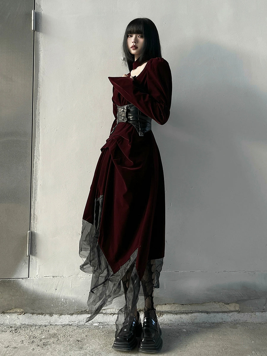 Retro Gothic Dress lgh0005