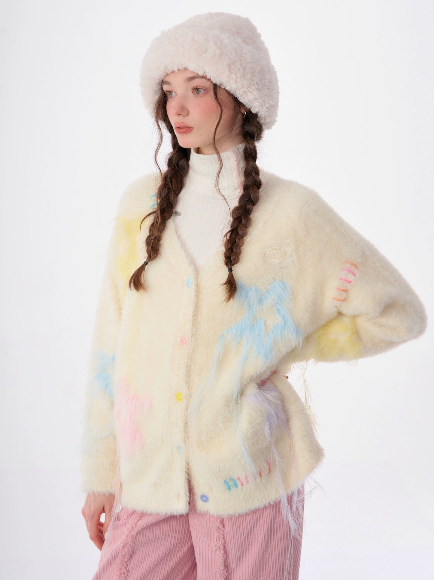 Star Wool Muffled Cardigan ZZF0315