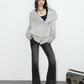 Diagonal Zip Hoodie PUC0003