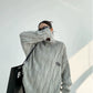 Retro Stand Collar Knit Tops YLS0055