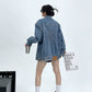 Emboss Logo Denim Jacket YLS0115