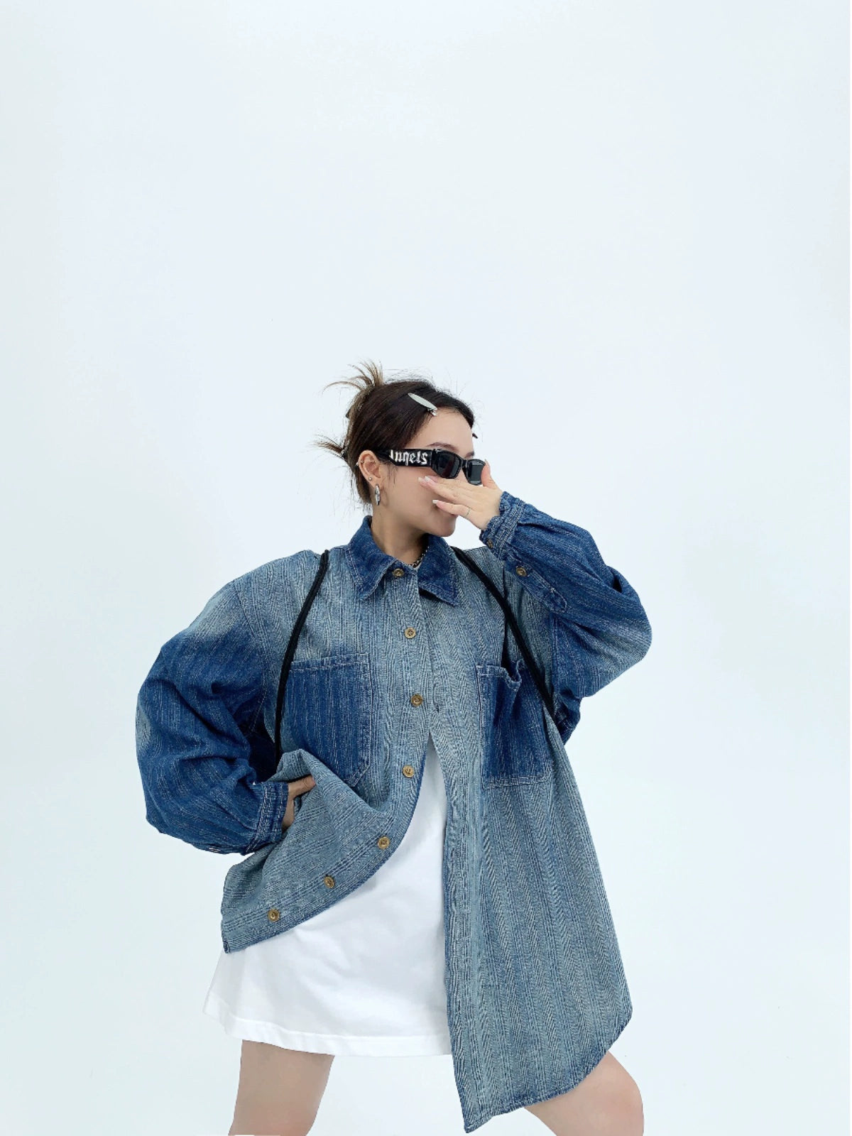 Loose Retro Denim Shirt YLS0061