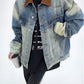 Retro Denim Embroidered Jacket YLS0062