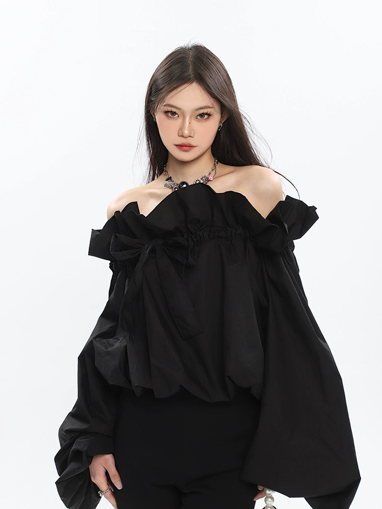 Offshoulder Balloon Tops CCS0026