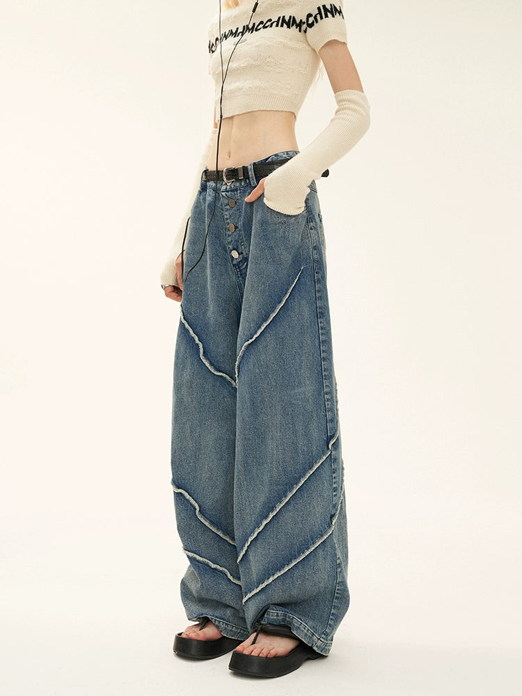 Design Wide Denim Pants MAM0009