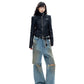 Fur Slim Leather Jacket APA0008