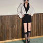 Dolman Loose Shirt / Halter Neck Tight Dress IMC0035