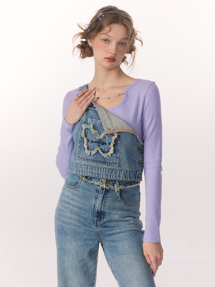 Denim Overalls ZZF0123