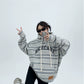 Mode Multi Border Hoodie YLS0057