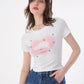 Rabbit Print Short Sleeve T-Shirt ZZF0186