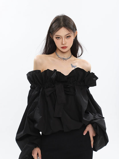 Offshoulder Balloon Tops CCS0026