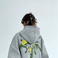Retro Floral Embroidery Sweat Hoodie YLS0044